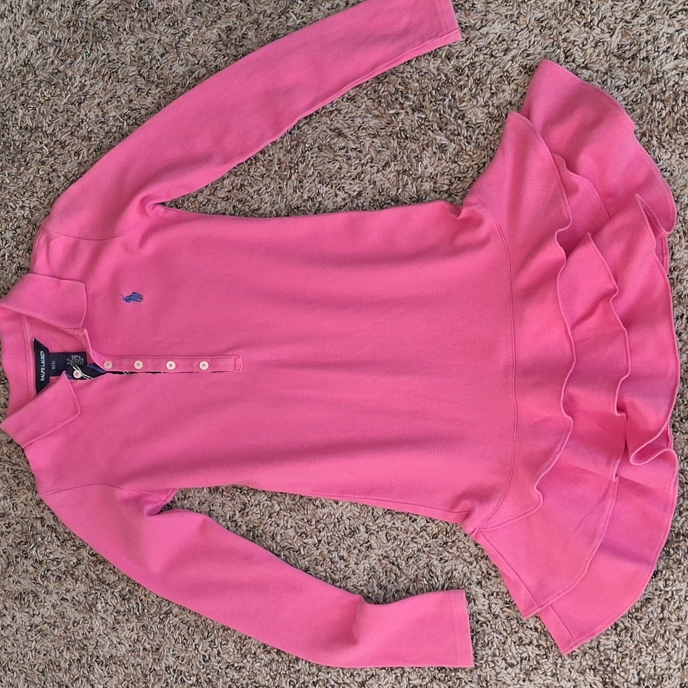 Ralph Lauren Kids Pink Polo Dress - Picture 2 of 4
